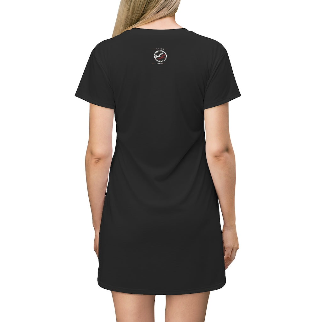 Damen T-Shirt Kleid